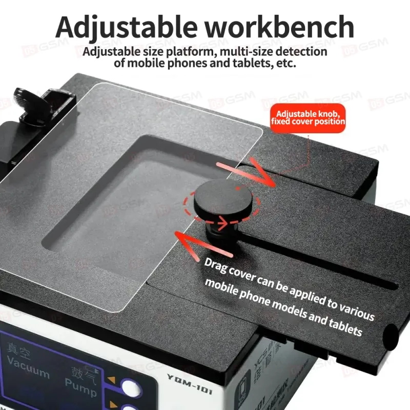 Аппарат для проверки герметичности телефона YCS YQM-101 (Home Air Tightness Tester) фото в интернет-магазине 05gsm.ru