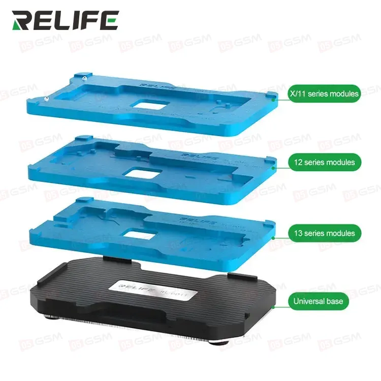 Монтажная платформа Relife RL-601T для iPhone X-16 Pro Max (Middle Frame) фото в интернет-магазине 05gsm.ru