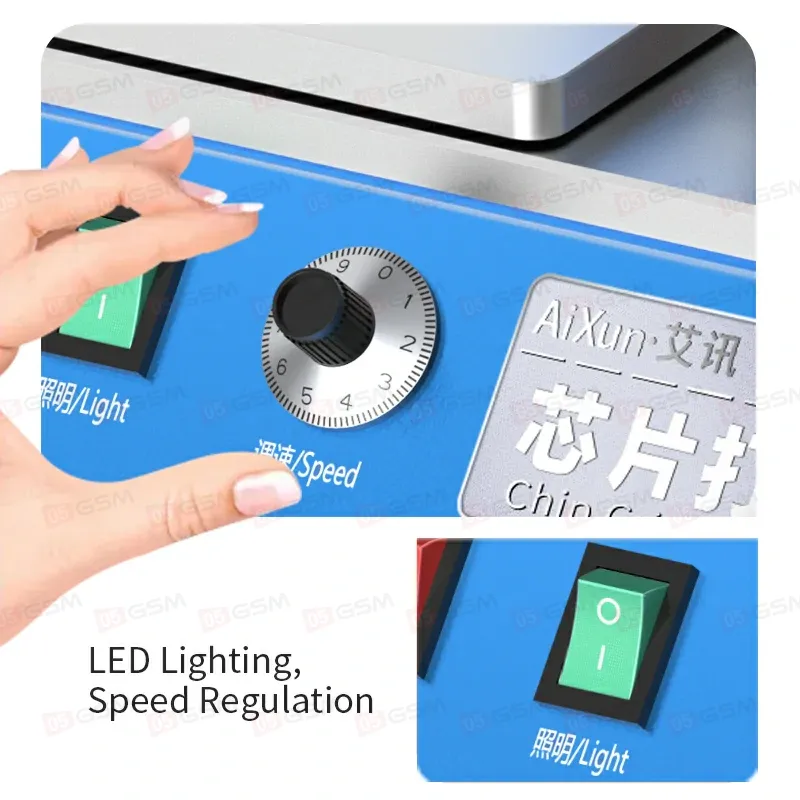 Шлифовальный станок для стачивания микросхем Aixun Grinder фото в интернет-магазине 05gsm.ru