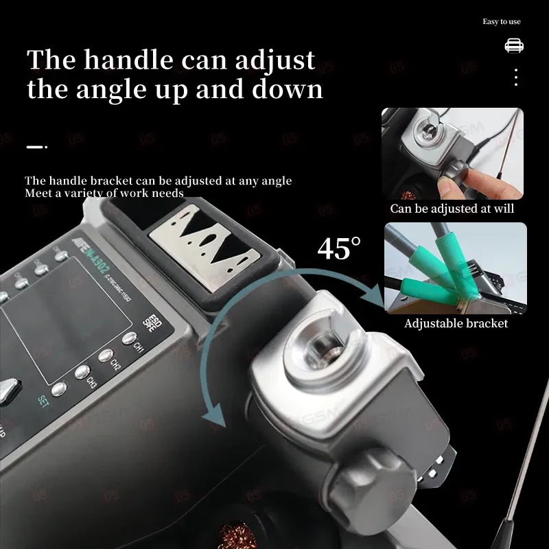 Паяльная станция Aifen A902 (Ручки 210+245 и 6 жал) фото в интернет-магазине 05gsm.ru