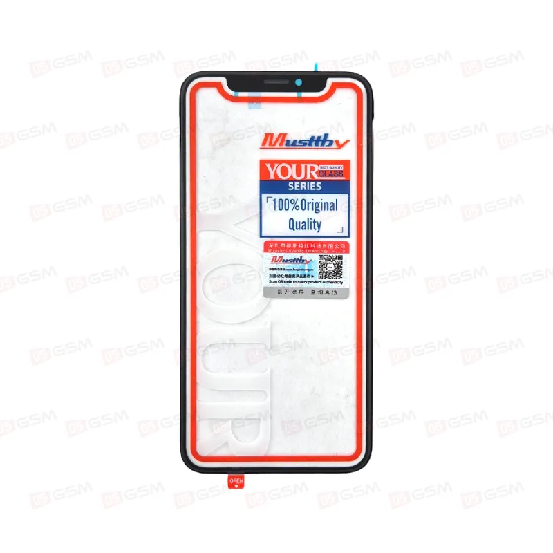 Стекло + OCA iPhone X / XS Original (Musttby) фото в интернет-магазине 05gsm.ru