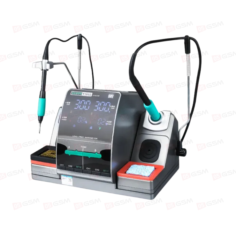 Паяльная станция Sugon T3602 (Ручки 115+210 и 2 жала) фото в интернет-магазине 05gsm.ru