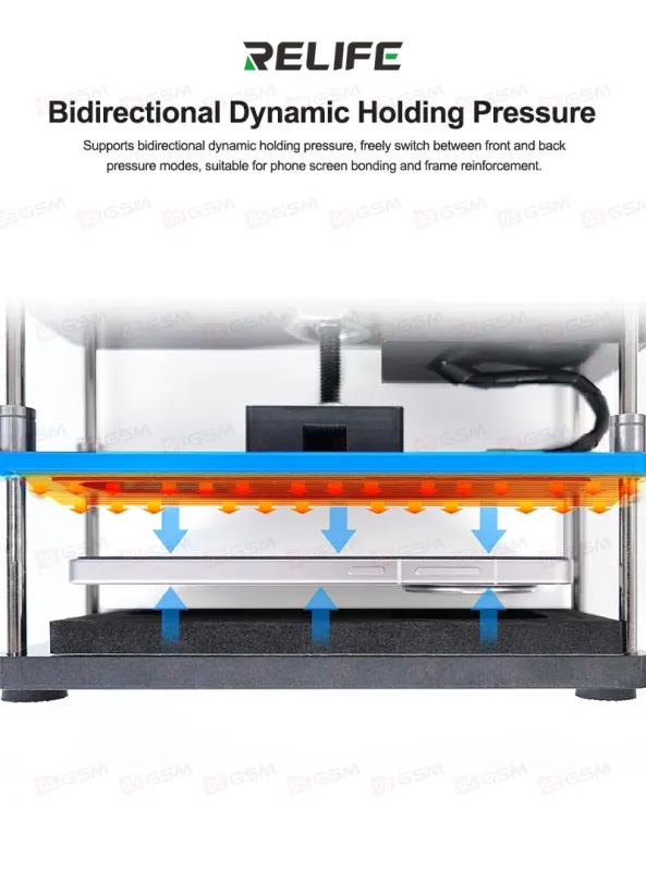 Пресс для телефона с подогревом Relife LS5 SE фото в интернет-магазине 05gsm.ru