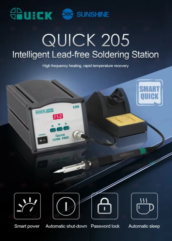 Паяльная станция Quick 205 фото в интернет-магазине 05gsm.ru