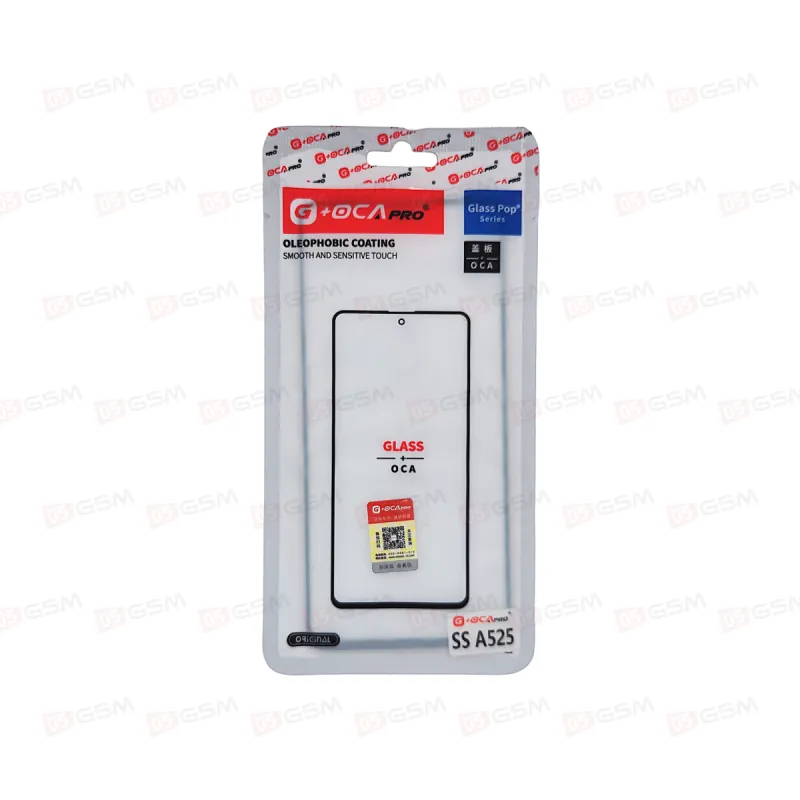 Стекло + OCA (G+OCA) Samsung A525 черный фото в интернет-магазине 05gsm.ru
