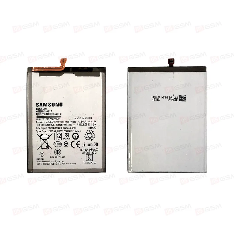 Аккумулятор Samsung A33/A53 5G [A336 / A536] (05GSM; 5000 мАч; гарантия 1 год) фото в интернет-магазине 05gsm.ru