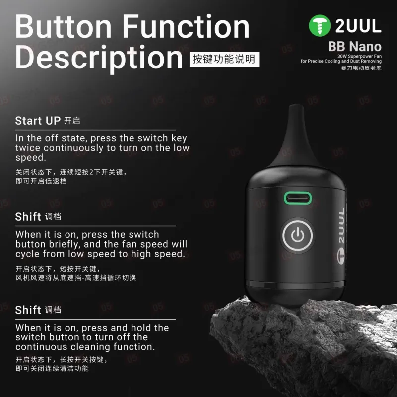 Воздуходув 2UUL DA90 BB Nano (Маленький) фото в интернет-магазине 05gsm.ru