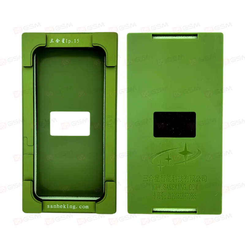 Форма Sanheking для дисплея iPhone 15 (Green Mold; зеленая) фото в интернет-магазине 05gsm.ru