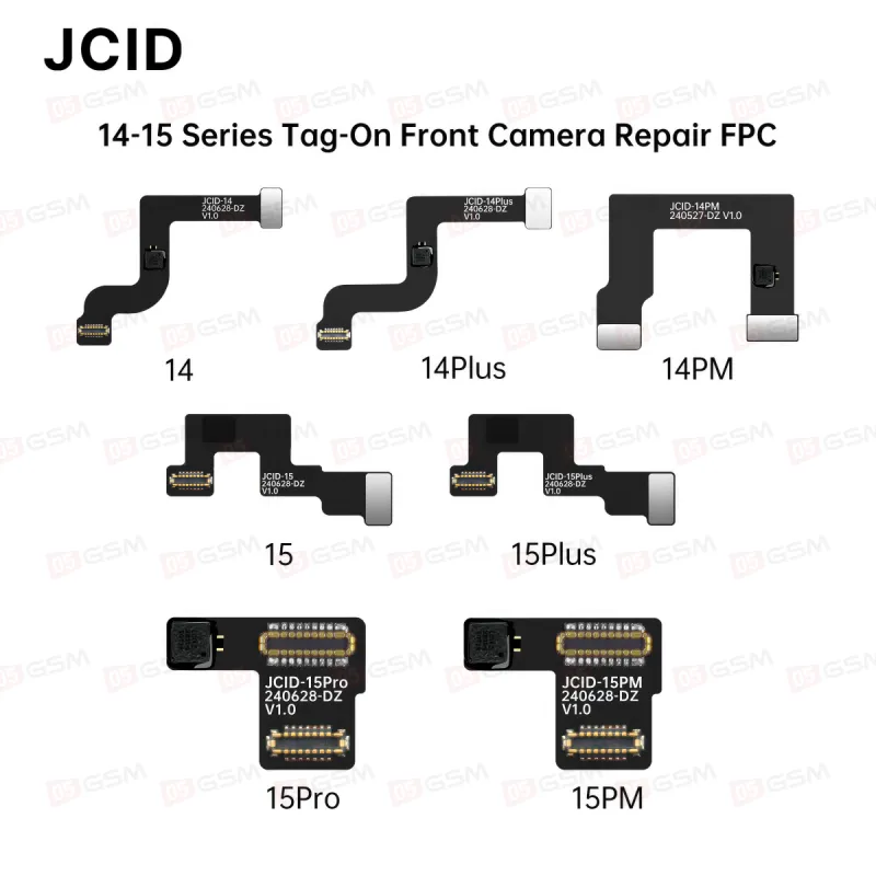 Шлейф для замены фронтальной камеры без пайки на iPhone 14 Plus (JCID-14+ Tag-On Front Camera) фото в интернет-магазине 05gsm.ru
