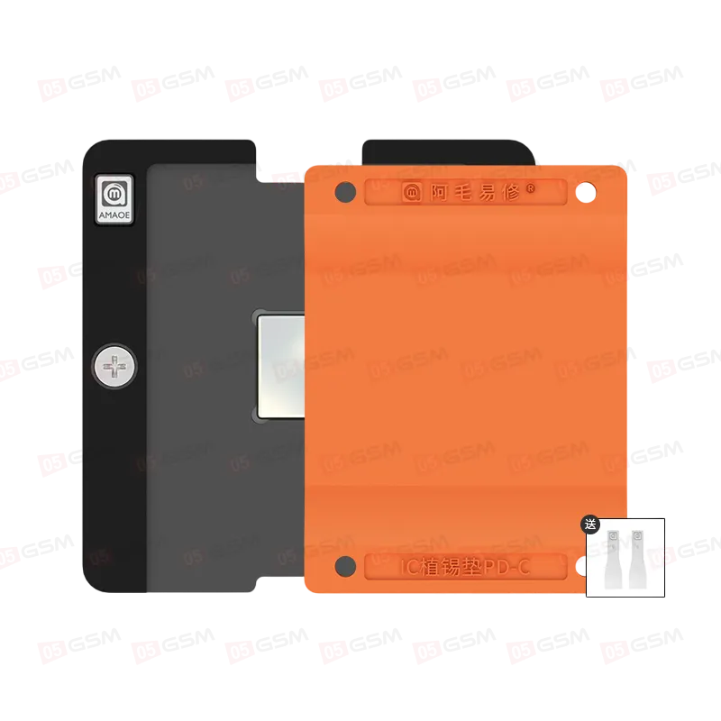 Магнитный держатель для микросхемы Amaoe PD-C (С силиконовым ковриком; для реболлинга микросхем) фото в интернет-магазине 05gsm.ru