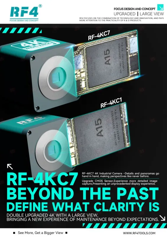 Камера на микроскоп RF4 RF-4KC7 (1080P/4K; широкоугольная) фото в интернет-магазине 05gsm.ru