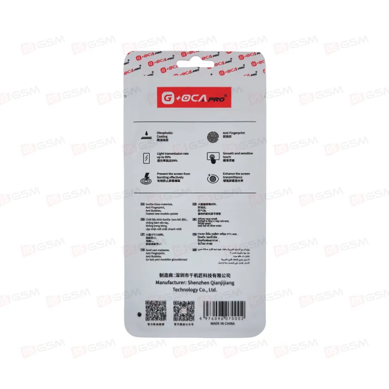 Стекло + OCA (G+OCA) Huawei Honor 8X черный фото в интернет-магазине 05gsm.ru