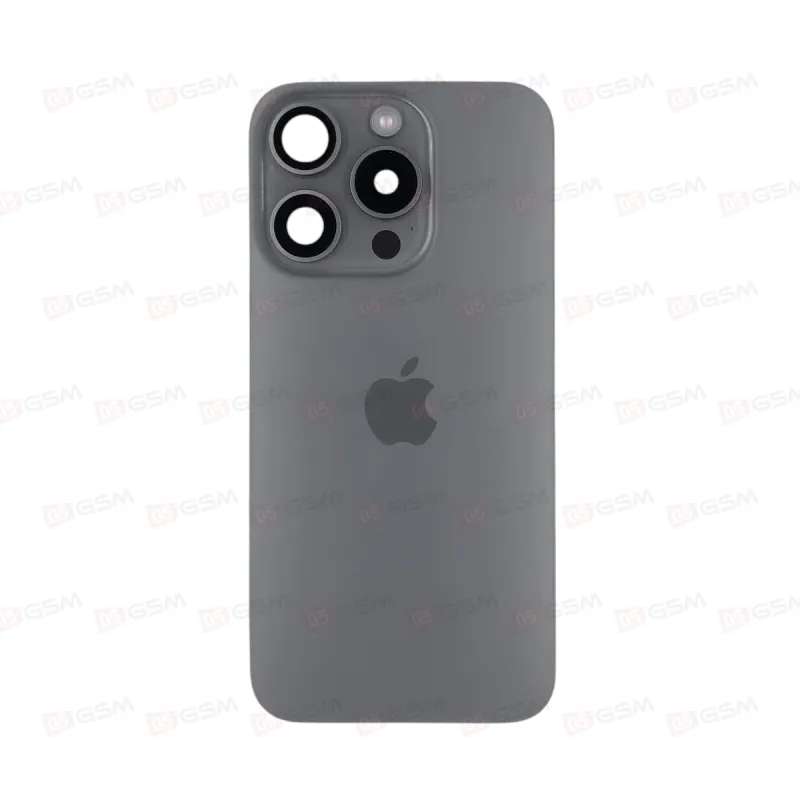 Крышка iPhone 15 Pro (Natural titanium/Серый; снятый оригинал) фото в интернет-магазине 05gsm.ru