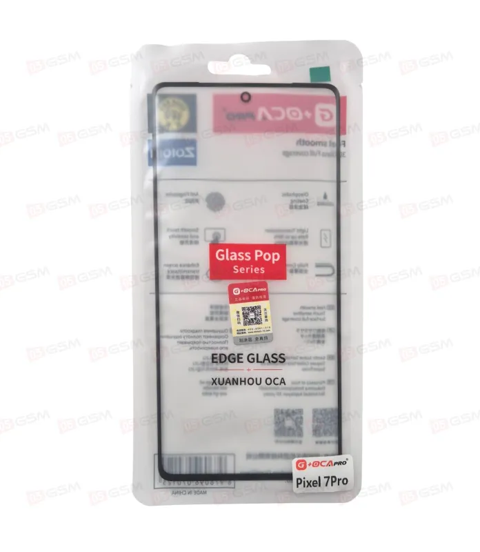Стекло + OCA (G+OCA) Google Pixel 7 Pro фото в интернет-магазине 05gsm.ru