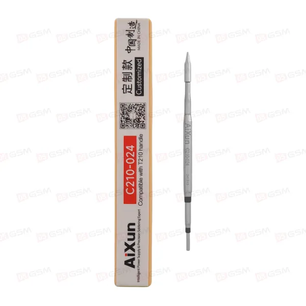 Жало Aixun C210 - 024 клиновидный 0,8 х 0,3 мм фото в интернет-магазине 05gsm.ru