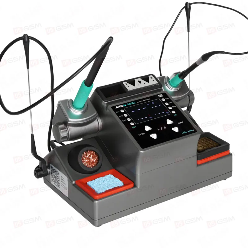 Паяльная станция Aifen A902 (Ручки 210+245 и 6 жал) фото в интернет-магазине 05gsm.ru