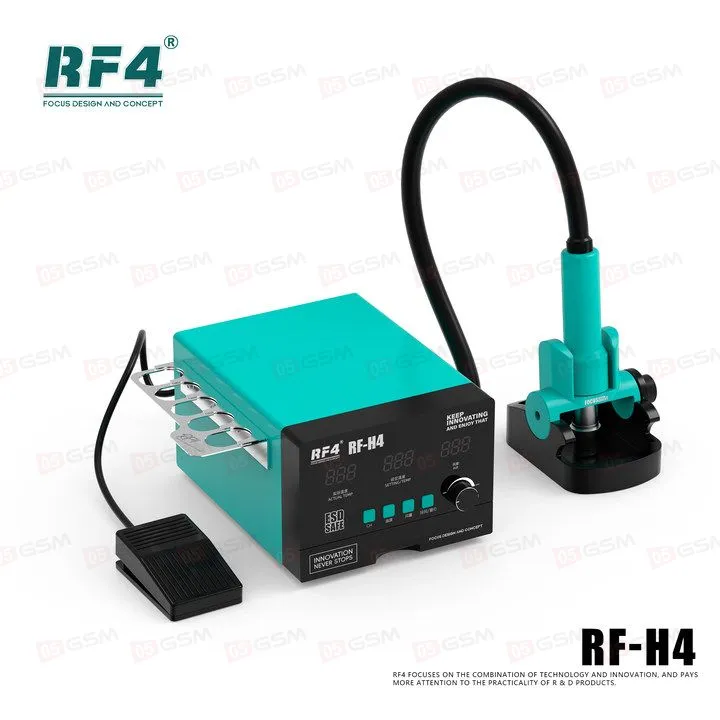 Термовоздушный фен с педалью включения RF4 RF-H4 (Паяльная станция) фото в интернет-магазине 05gsm.ru