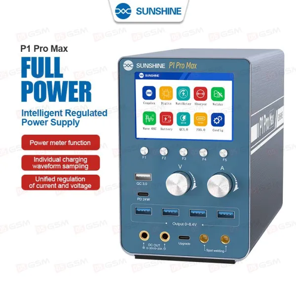 Блок питания со сваркой и шорткиллером Sunshine P1 Pro Max (28 В; 6 А) фото в интернет-магазине 05gsm.ru