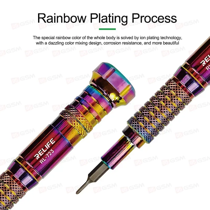 Набор отверток Relife RL-723 (Ручка и 5 бит) фото в интернет-магазине 05gsm.ru