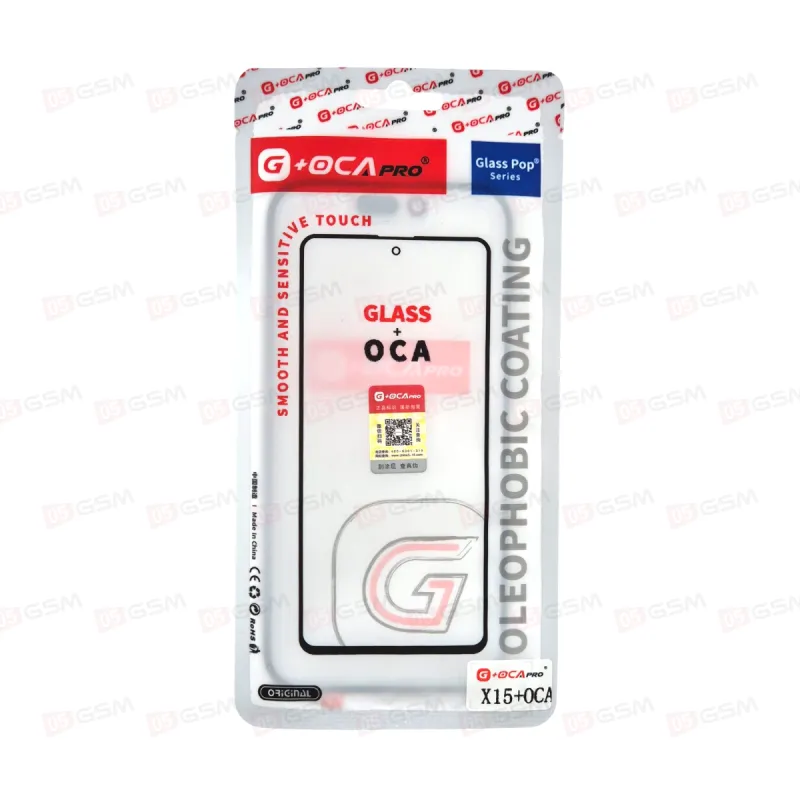 Стекло G+OCA iPhone 15 + OCA пленка фото в интернет-магазине 05gsm.ru