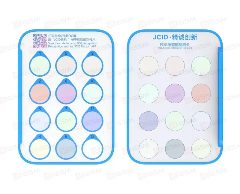 Карточка для проверки дисплеев JCID FOG фото в интернет-магазине 05gsm.ru