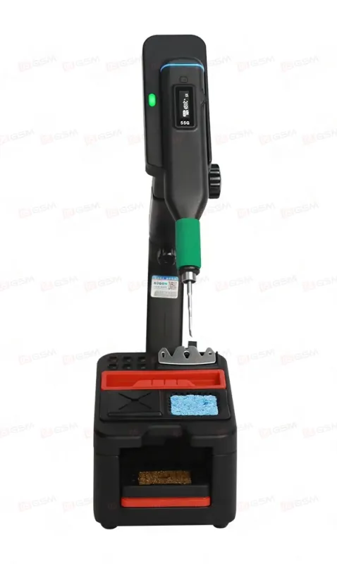 Паяльник портативный с держателем Sugon 55G (3 жала C210; автономный) фото в интернет-магазине 05gsm.ru