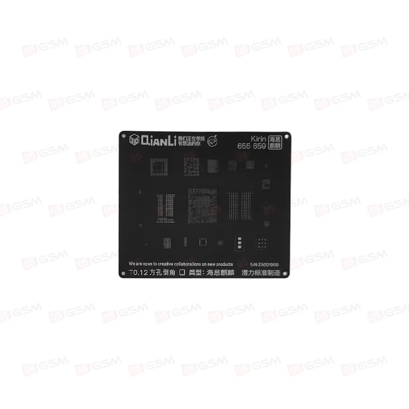 Трафарет 3D для BGA Qianli KIRIN 655/659  фото в интернет-магазине 05gsm.ru