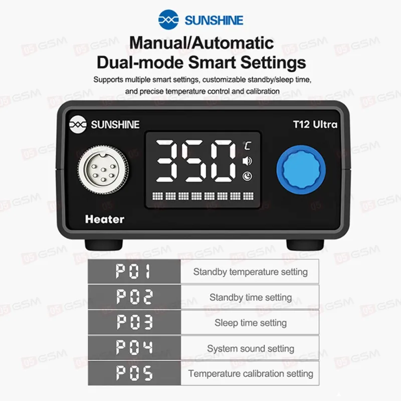 Паяльная станция Sunshine T12 Ultra фото в интернет-магазине 05gsm.ru