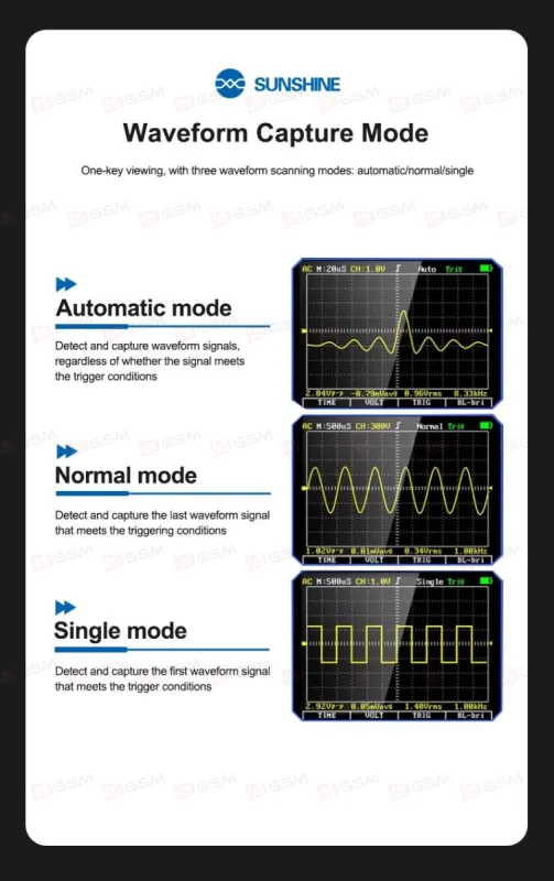 Мультиметр с осциллографом Sunshine DT-24 Pro фото в интернет-магазине 05gsm.ru
