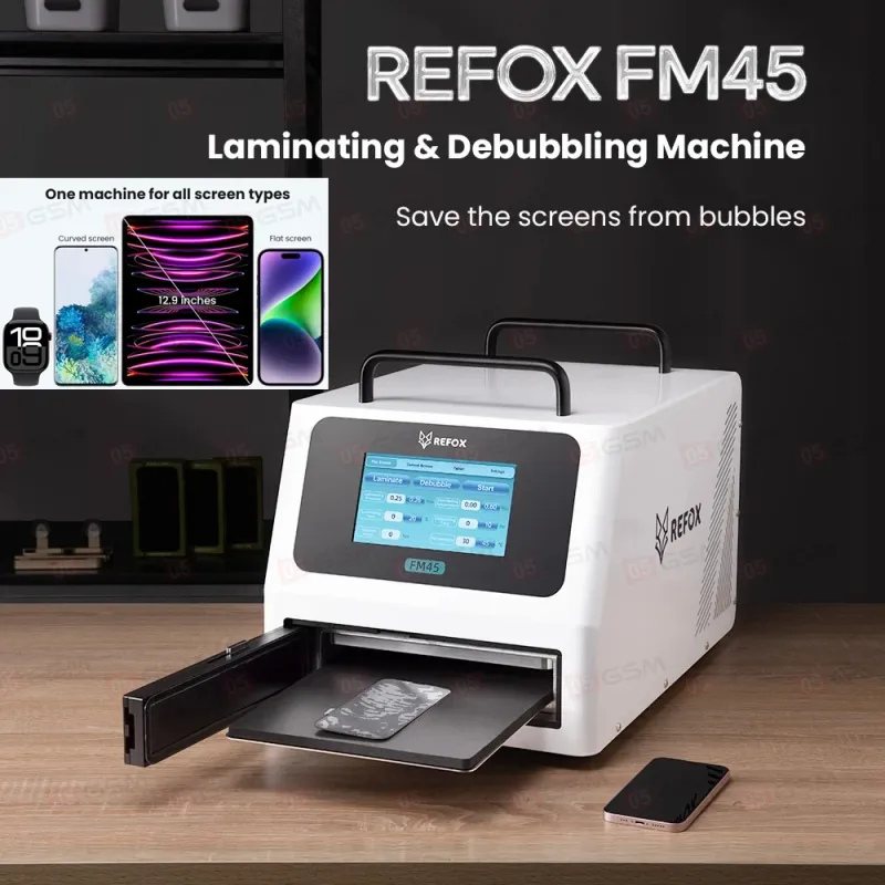 Ламинатор для переклейки дисплеев Refox FM45 (12.9") фото в интернет-магазине 05gsm.ru