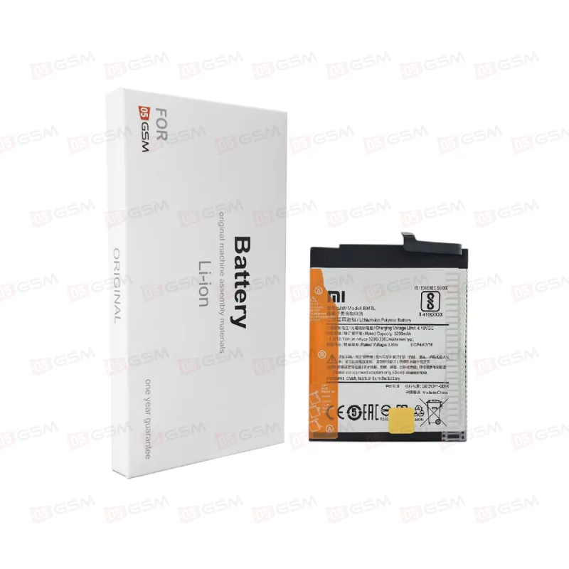 Аккумулятор Xiaomi Mi 9 [BM3L] (05GSM; 3200 мАч; гарантия 1 год) фото в интернет-магазине 05gsm.ru