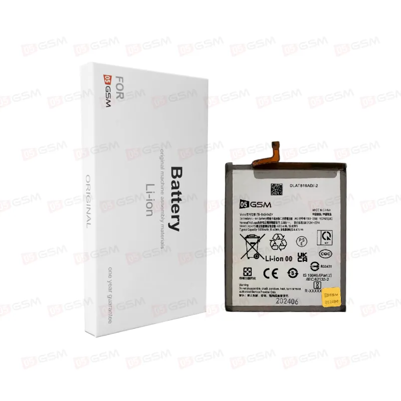 Аккумулятор Samsung A546 (A54 5G) (05GSM; 5000 мАч; гарантия 1 год) фото в интернет-магазине 05gsm.ru