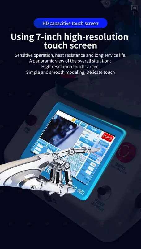 Шлифовальный станок на ЧПУ JCID EM02 (Стандарт: формы для платы/дисплея/процессора iPhone X-15PM) фото в интернет-магазине 05gsm.ru