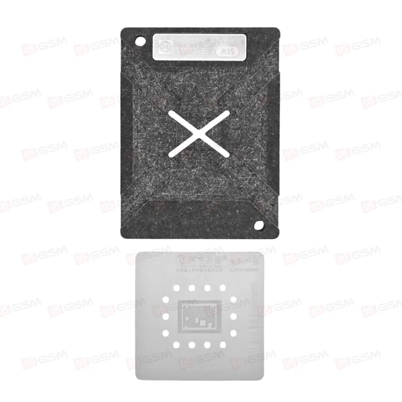 Трафарет для BGA микросхем c держателем Amaoe CPU iPhone A15 фото в интернет-магазине 05gsm.ru