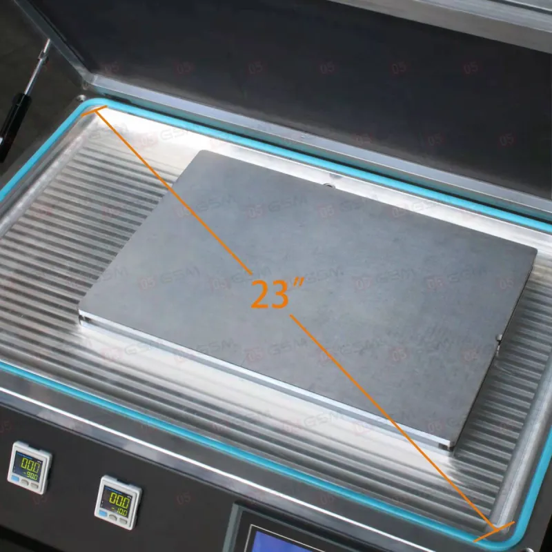 Комплект для переклейки дисплеев OcaMaster OM-K20 (Ламинатор 23" и помпа 4L) фото в интернет-магазине 05gsm.ru