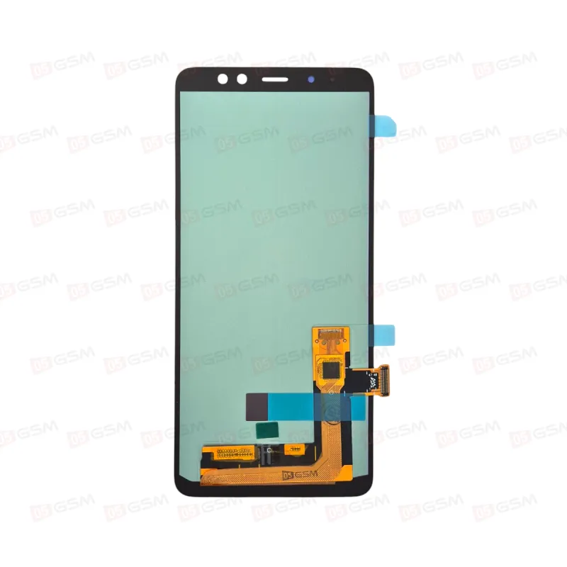 Дисплей Samsung A730 (A8+ / 2018) OLED черный (Service Pack) фото в интернет-магазине 05gsm.ru
