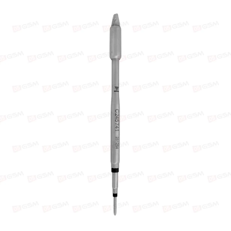 Жало паяльное JBC C245-741 (Клиновидное; увеличенная теплопередача; 2.4х0.6 мм) фото в интернет-магазине 05gsm.ru