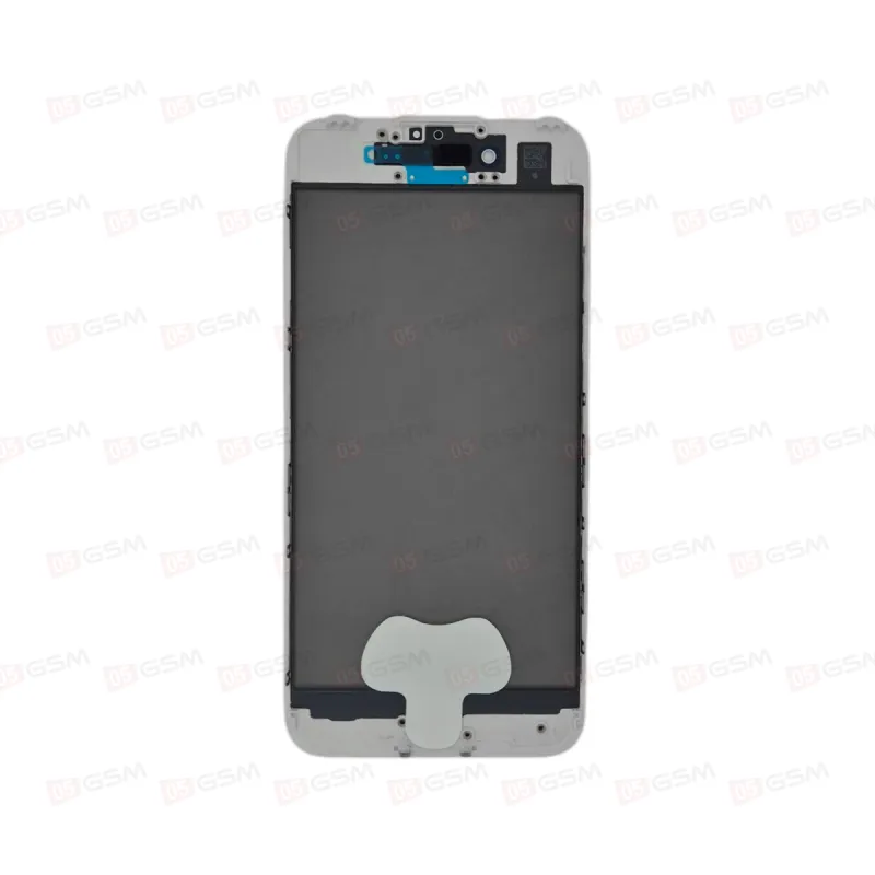 Стекло iPhone 7G белое с РАМКОЙ+ПОЛЯРИЗАЦИЯ+OCA пленка фото в интернет-магазине 05gsm.ru