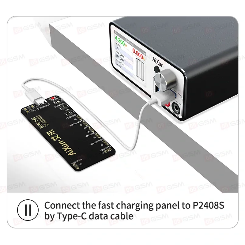 Плата для теста АКБ Aixun Battery Fast Charging Board 6-13 (С быстрой зарядкой; для P2408S/P3208) фото в интернет-магазине 05gsm.ru