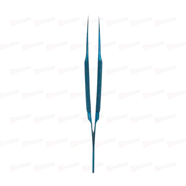 Пинцет изогнутый LiuTool BT-15 (Синий) фото в интернет-магазине 05gsm.ru