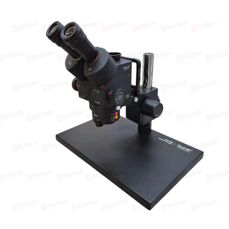 Микроскоп тринокулярный Qianli GorillaScope 6558 с тепловизором, УФ-лампой и подсветкой (6.5-58X) фото в интернет-магазине 05gsm.ru