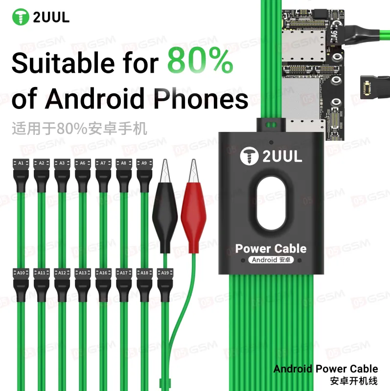 Кабель для теста через блок питания 2UUL PW04 (Android) фото в интернет-магазине 05gsm.ru