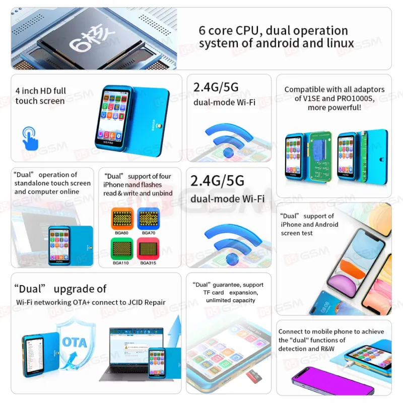 Программатор JCID V1S PRO фото в интернет-магазине 05gsm.ru