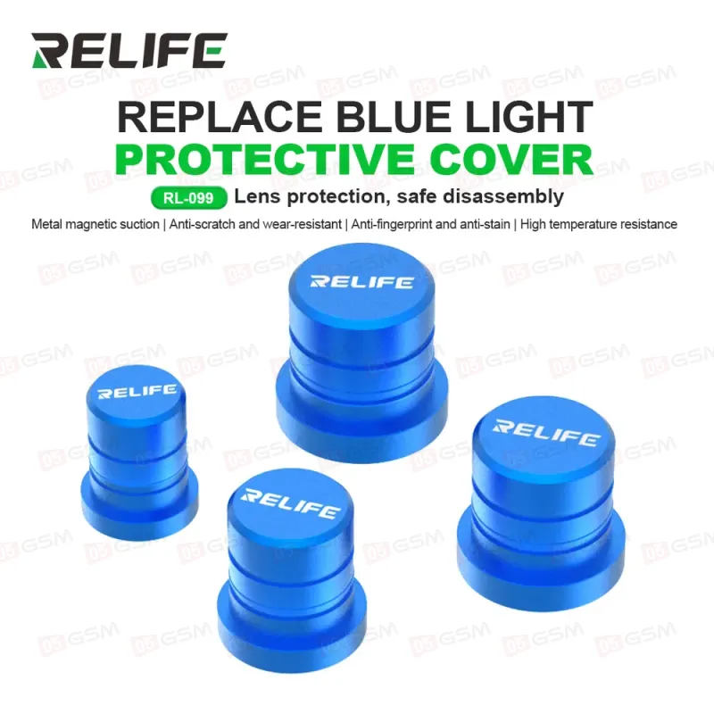 Насадки для защиты камер Relife RL-099 (9/11/12/13 мм; магнитная защита от царапин при ремонте) фото в интернет-магазине 05gsm.ru