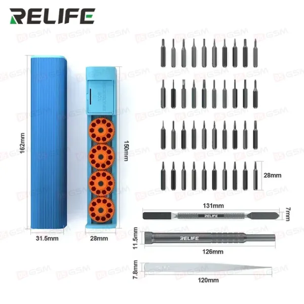 Набор отверток Relife RL-5122 (43 в 1) фото в интернет-магазине 05gsm.ru