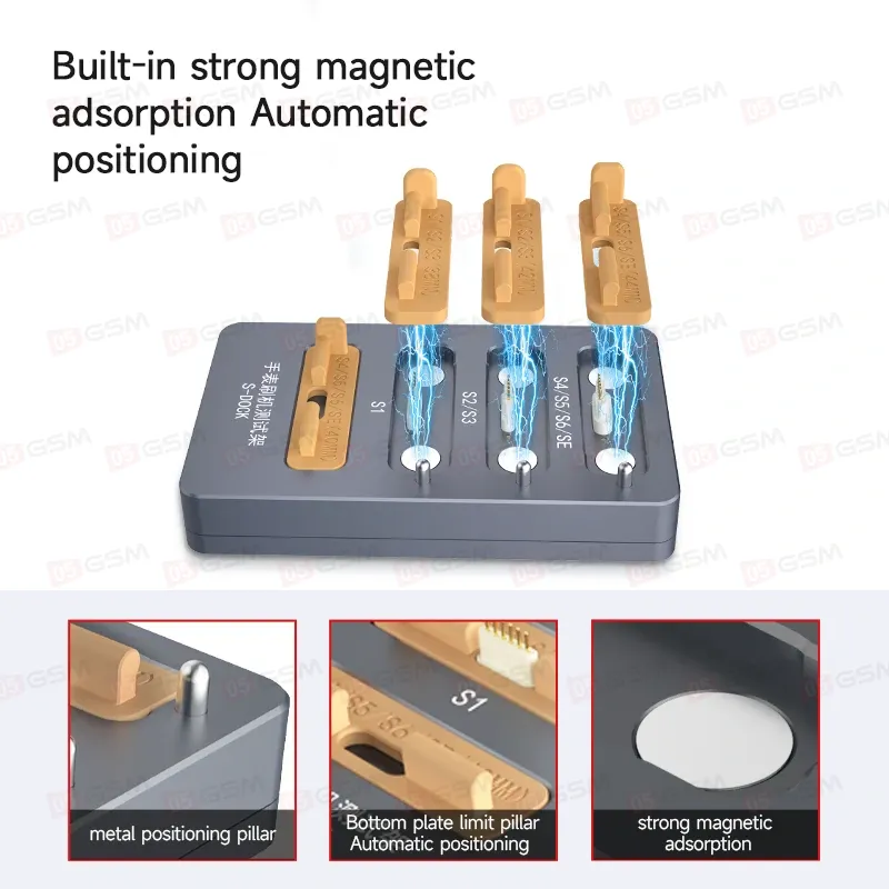 Программатор Aixun S-Dock (Для Apple Watch S1/S2/S3 38-42 mm/S4/S5/S6/SE 40-44 mm) фото в интернет-магазине 05gsm.ru