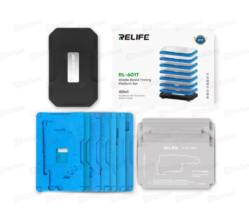 Монтажная платформа Relife RL-601T для iPhone X-17 Pro Max (Middle Frame) фото в интернет-магазине 05gsm.ru