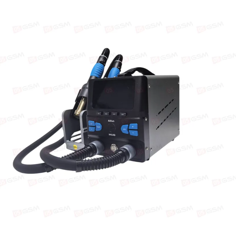 Термовоздушный фен с двумя ручками Aixun H414D (Паяльная станция) фото в интернет-магазине 05gsm.ru