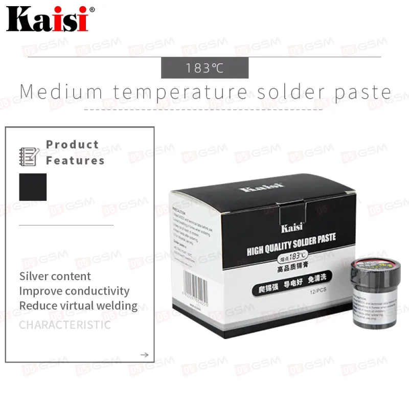 Паста для BGA Kaisi 183°C (Жидкое олово; в банке; 40 г) фото в интернет-магазине 05gsm.ru