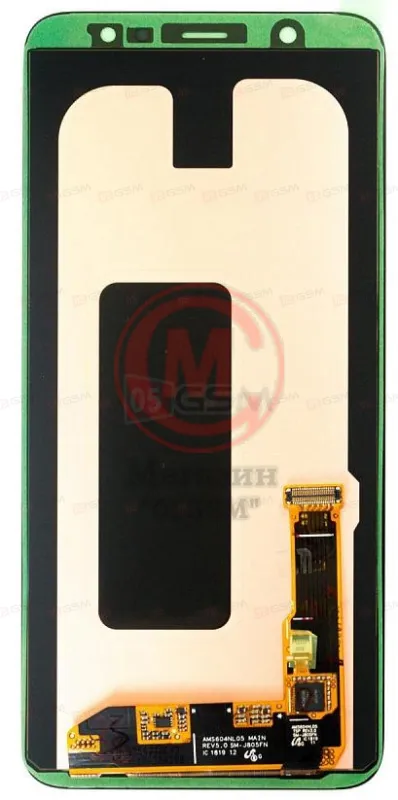 Дисплей Samsung A605 / J805 (A6+/J8+ 2018) черный (100%-SERVICE) фото в интернет-магазине 05gsm.ru